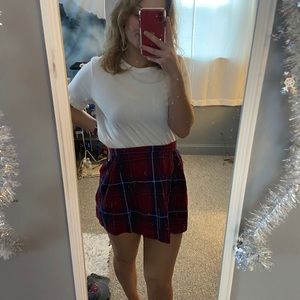 Plaid skirt